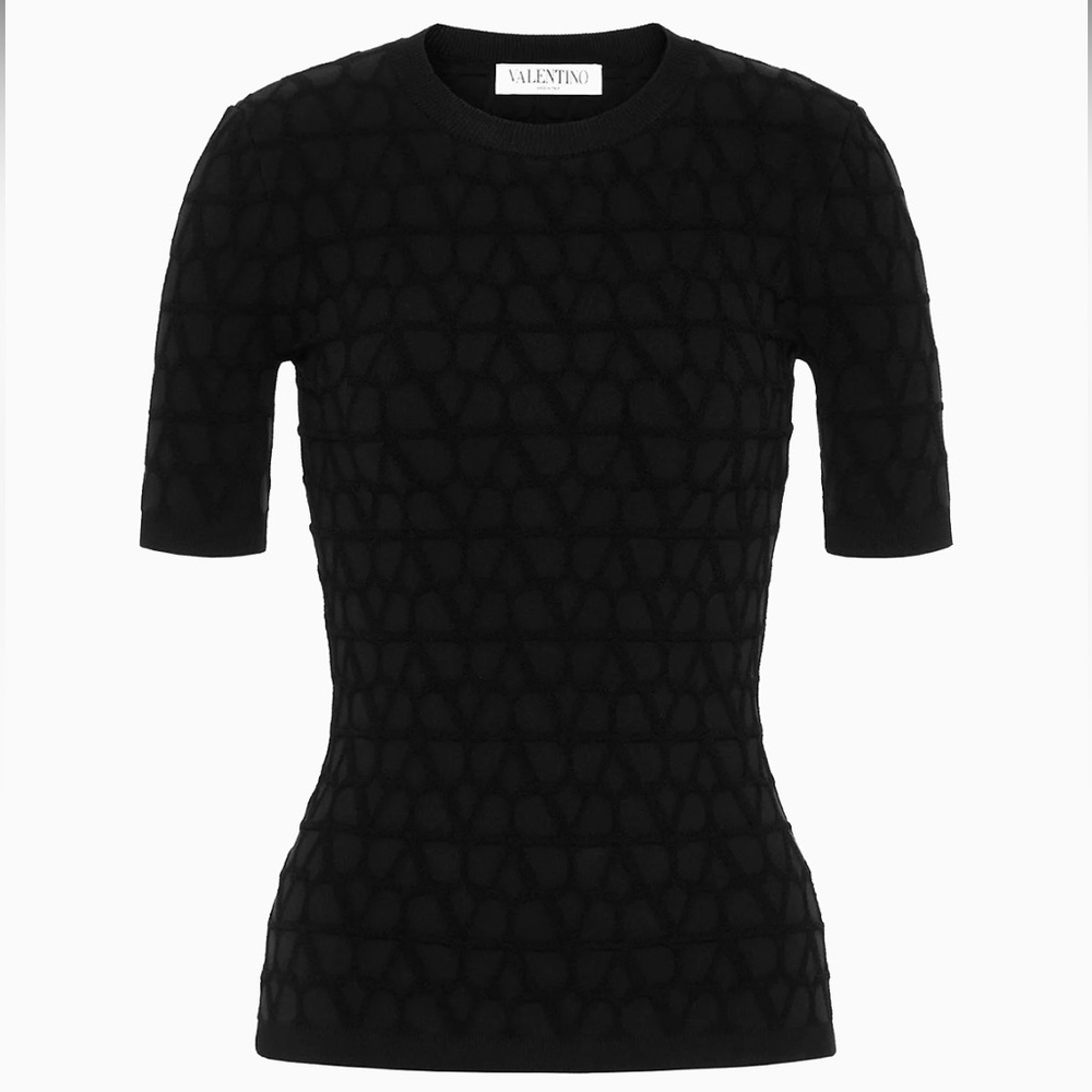 Valentino Garavani
Toile Iconographe Stretched Viscose Sweater Size S - Picture 3 of 8